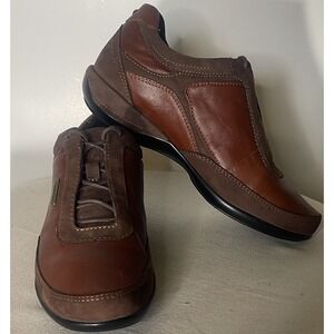 Aetrex Holly EF72W Women's Orthotic Lace-Up Oxford Shoes Brown Leather Size 8